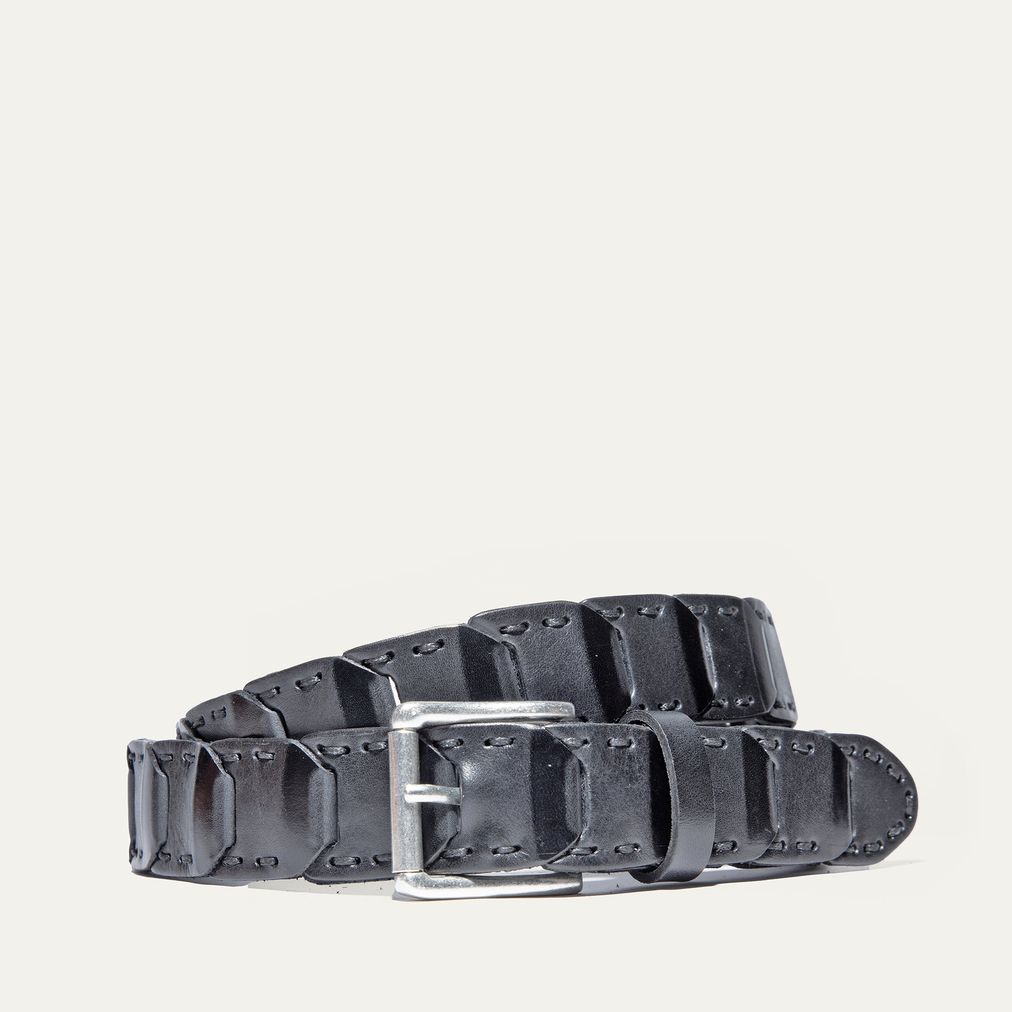 Hand Laced Link Belt - Will Leather Goods